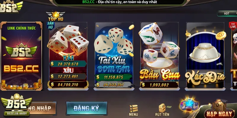 B52Club - trang game tài xỉu uy tín nhất hiện nay