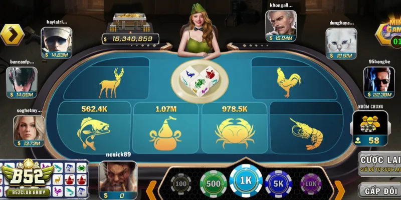 Đôi nét về siêu phẩm bầu cua online B52 club